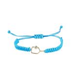 New valley warbler Handmade Pickleball Bracelet, Adjustable Woven Cord, Sports Jewelry Gift, Set of 2 (Blue)