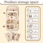 Fouliki Travel Jewelry Box,Personalized Embroidered Jewelry Box,Personalized Gift for Pickleball Lover,Daughter,Girlfriend,Modern and Unique Aesthetic,Wedding Gift