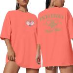 Pickleball Shirt Women Funny Oversized Pickleball Team Graphic T-Shirt Baseball Fan Tee Short Sleeve Tops