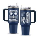 Uibunoo Pickleball Gifts, 40 Oz Tears of My Pickleball Oppnents Laser Engrave Tumbler with Handle & Straw, Sports Gift for Men Lovers, Pickleball Tumbler, Gifts for Thanksgiving Christmas, 1 PCS