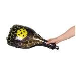 Lurrose 10pcs Pickle Racket Balloons Foil Sports Birthday Party Decorations Yellow Pickleball Theme Party Supplies for Men Women