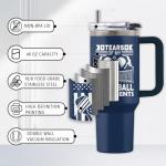 Uibunoo Pickleball Gifts, 40 Oz Tears of My Pickleball Oppnents Laser Engrave Tumbler with Handle & Straw, Sports Gift for Men Lovers, Pickleball Tumbler, Gifts for Thanksgiving Christmas, 1 PCS