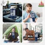 Uibunoo Pickleball Gifts, 40 Oz Tears of My Pickleball Oppnents Laser Engrave Tumbler with Handle & Straw, Sports Gift for Men Lovers, Pickleball Tumbler, Gifts for Thanksgiving Christmas, 1 PCS