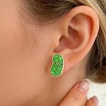 2 PCS Pickle Earrings for Women, Pickleball Earrings, Fun Pickle Gifts for Pickleball Players, Lightweight and Comfortable Dangle Earrings for Everyday Wear