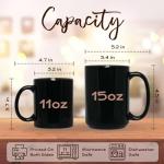 Unique Pickleball Ceramic Cup, Custom Name Sport Coffee Mug 11oz 15oz, Personalized Pickleball Lover Black Cup, Sportball Design Mug, Gifts for Friends