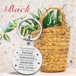 HYHYDHP Never Give Up Pickleball Gifts - Pickleball Keychain for Boys Mens, Stainless Steel Laser Engraved Gift for Picklers, Motivational Present for Pickler, Players & PB Lovers