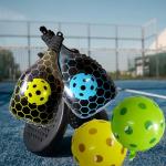 8Pcs Pickleball Party Balloons Decorations Pickleball Foil Balloons Racket Balloons for Sports Pickle Tennis Birthday Party Pickleball Themed Party Decorations Supplies