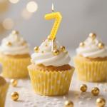 Fukaisu Pickleball Number Candle, Sport Theme Birthday Candle Pickleball Cake Topper Ball Theme Party Decorations for Birthday Game Day Celebration (Number 7)