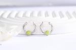 LES OSEWA Pickleball Earrings 925 Sterling Silver Pickleball Hoop Earrings Hypoallergenic Sports Earrings Cool Pickleball Jewelry Gifts for Women