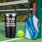 SpenMeta Pickleball Gifts for Men - Gift for Pickleball Lovers - Funny Birthday, Christmas Gifts for Pickle ball Player - 20oz Pickle ball Tumbler