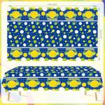 Lilwemen 3 Pieces Pickleball Birthday Party Tablecloth Decorations, Pickleball Theme Table Cover for Birthday, Baby Shower Decor, 51x86.5in