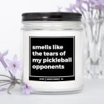 You Nique Designs Funny Pickleball Gifts for Dad Candle 9oz, Presents for Pickleball Players, for Pickleball Lovers Women, Men, Pickleball Themed Candle Ideas (Lavender & Vanilla)