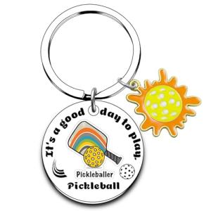 Sjcmbxxs Pickleball Accessories Keychain, Pickleballs Keychain Gifts, Best Gifts For Pickle Ball Lovers Player, Pickleballs Jewelry, Coach Birthday Christmas Gift Keying