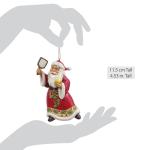 Enesco Jim Shore Heartwood Creek Santa Playing Pickleball Hanging Ornament, 4.5 Inch, Multicolor