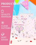 Roselush 16Pcs Pink Pickleball Goodie Party Favor Bags - Pickleball Gift Bags for Pickleball Birthday Decorations, Christmas Decor & Pickleball Party Supplies
