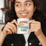 KINAPATO Pickleball Mug - Husband Dad Pickleball Legend - Funny Pickleball Gift Idea For Mens and Womens White 11oz Ceramic Coffee Mug