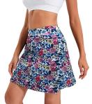 Oyamiki Active Women's Skort, Quick Drying Woven Golf Skort with Pockets for Tennis, Pickleball, Hiking, Workouts