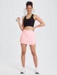 baleaf Women's Pleated Tennis Skirts High Waisted Lightweight Athletic Golf Skorts Skirts with Shorts Pockets Pink Medium