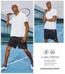 NORTHYARD Men's Running Athletic Shorts 5"/ 7"/ 9" Workout Gym Short Tennis Quick Dry Active Sport Hiking Basketball-7'' Black-L