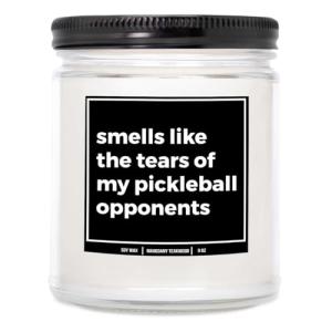 You Nique Designs Funny Pickleball Gifts for Dad Candle 9oz, Presents for Pickleball Players, for Pickleball Lovers Women, Men, Pickleball Themed Candle Ideas (Eucalyptus & Spearmint)