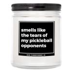 You Nique Designs Funny Pickleball Gifts for Dad Candle 9oz, Presents for Pickleball Players, for Pickleball Lovers Women, Men, Pickleball Themed Candle Ideas (Eucalyptus & Spearmint)