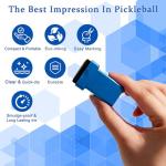 LACGO Custom Pickleball Stamp, Personalized Pickleball Stamp Marker, Monogram Ball Marker Gifts for Pickleball Lovers, Dad, Husband, Boyfriend(Letter E)