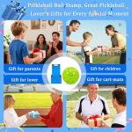 LACGO Custom Pickleball Stamp, Personalized Pickleball Stamp Marker, Monogram Ball Marker Gifts for Pickleball Lovers, Dad, Husband, Boyfriend(Letter E)