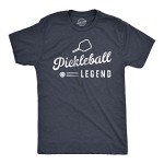 Mens Pickleball Legend T Shirt Funny Sarcastic Pickle Ball Lovers Paddle Tee for Guys Mens Funny T Shirts Sarcastic T Shirt for Men Funny Fitness T Shirt Navy - XL