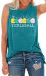 LHBNK Pickleball Tank Tops Women: It’s A Good Day to Play Pickleball Tank Pickleball Lover Gift Casual Summer Sleeveless Shirt, Medium, Green2