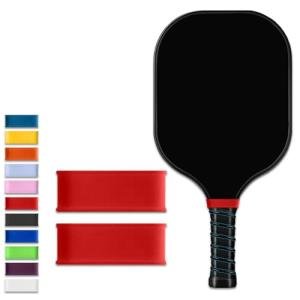 Macchiole 2PCS Personalized Pickleball Name Bands for Paddles, Silicone Custom Loop Grip Strap on Racket Racquetball Paddle, Optimal Gift for Pickleball Lovers