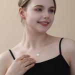 Semoya Pickleball Gifts Necklace for Women Girls, Silver Pickleball Accessories Stuff Sports Pendant Necklace Team Valentines Easter Graduation Gift Ideas Jewelry for Lovers Teen Teenage Girl Kids Age