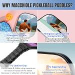 Custom Pickleball Paddles with Text Logo & Photos, Personalized Pickleball Rackets, Customized Pickleball Paddles with Comfort Grip, Optimal Gift for Pickleball Enthusiasts