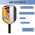 Custom Pickleball Paddles with Text Logo & Photos, Personalized Pickleball Rackets, Customized Pickleball Paddles with Comfort Grip, Optimal Gift for Pickleball Enthusiasts