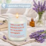 LEADO Candle - Gifts for Pickleball Lovers, Players, Pickleball Gifts for Men, Women - Cool Mothers Day, Birthday Present for Pickle Ball Dad, Mom, Friend, Husband, Wife - Pickle Ball Accessories