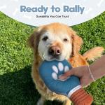 PUPROAR Pickleball Dog Toy – Valentines Day& Birthday Dog Toy Present & Pickleball Gift, Plush Pickle Ball Paddle with Interactive Squeaker & Crinkle, Funny Puppy Gift