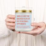 LEADO Candle - Gifts for Pickleball Lovers, Players, Pickleball Gifts for Men, Women - Cool Mothers Day, Birthday Present for Pickle Ball Dad, Mom, Friend, Husband, Wife - Pickle Ball Accessories