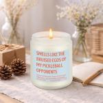 LEADO Candle - Gifts for Pickleball Lovers, Players, Pickleball Gifts for Men, Women - Cool Mothers Day, Birthday Present for Pickle Ball Dad, Mom, Friend, Husband, Wife - Pickle Ball Accessories