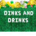 Dinks and Drinks Pickleball Party Decorations | Pickle Balloon Garland Kit + Foil Backdrops + Pickleball Balloons | Fun Pickleball Birthday Decorations (Dinks and Drinks)