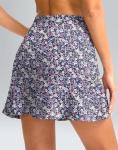 Viodia 16" Golf Skorts for Women High Waisted Tennis Skirt Athletic Skorts Skirts for Women Built-in Shorts with 5 Pockets Pink Purple Floral M