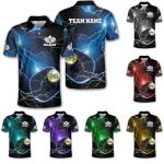 DnDeez Custom Pickleball Shirt, Personalized Pickleball Jersey for Men Women Team, Custom Name 1