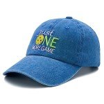 Waldeal Pickleball Hat, Funny Pickleball Gifts, Adjustable Embroidered Pickle Ball Baseball Cap for Men Women Blue