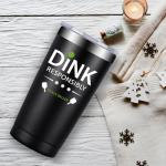 Fufandi Pickleball Gifts for Men Women - Pickle Ball Dink Responsibly - Christmas, Birthday Gifts for Pickleball Lovers Player Coach - Tumbler Cup 20oz