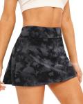 Stelle Women Tennis Golf Skirts High Waisted with Inner Shorts for Athletic Workout Sports Skorts Running Pickleball (BGC,L)