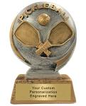 K2AWARDS Pickleball Award - 5 inch Pickleball Trophy with Custom Engraved Plate