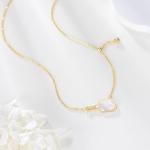 YAFEINI Pickleball Necklace 925 Sterling Silver Gold Plating Pickleball Paddle And Ball Pendant Necklace Pickleball Jewelry for Women Pickleball Lovers Gifts