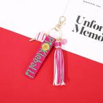 PHALIN Pickleball Keychain for Women Beaded Pickleball Car Key Rings Handbag Charms Game Day Accessories Sport Outfits Gifts (Pickleball)