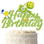 Pickleball Cake Topper Pickleball Cake Decorations Pickleball Birthday Decorations Sports Cupcake Toppers