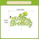 Pickleball Cake Topper Pickleball Cake Decorations Pickleball Birthday Decorations Sports Cupcake Toppers