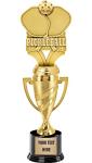 Crown Awards Pickleball Trophy, 14" Gold Cup Pickleball Trophies, Enter Your Own Engraving, 1 Pack Prime