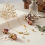 LUANIOL Gold Pickleball Necklace 18K Yellow Gold Plated Pickleball Paddle And Ball Pendant Necklace Pickleball Jewelry Gifts for Women Pickleball Lovers